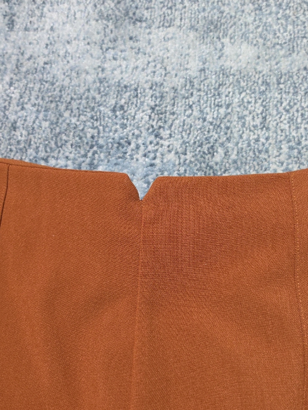 Nine West Rust High-Rise Tapered Trousers Size 14 Color Marron-brown. - Picture 4 of 11